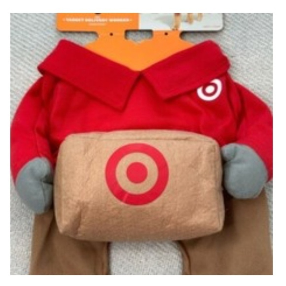 Boots & Barkley Vibrant Red Pet Target employee Outfit size XL